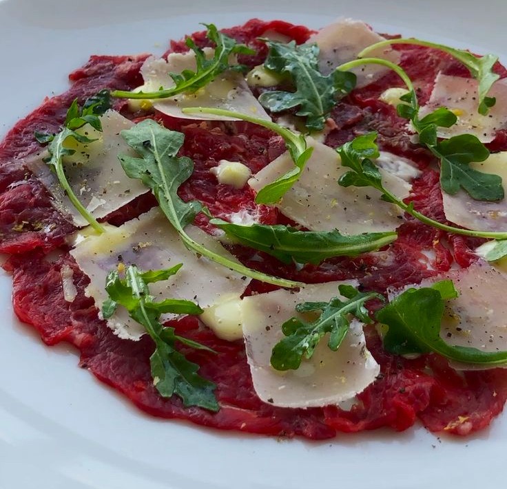 Beef Carpaccio with Truffle Oil